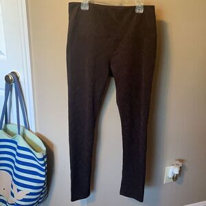 Slim-Sation Paisley Embossed Leggings Brown